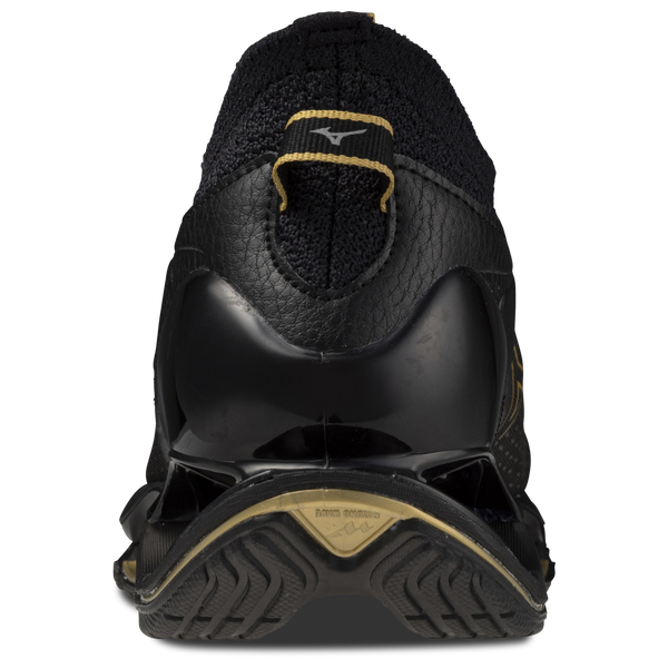 Mizuno Wave Prophecy 14 - Men's - Black/Gold - Image 3