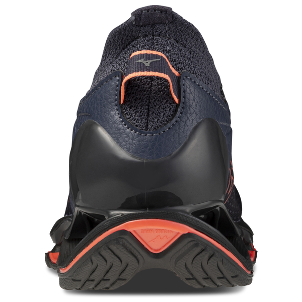 Mizuno Prophecy 14 - Women's - Odyssey Grey/Striking Coral - Image 2