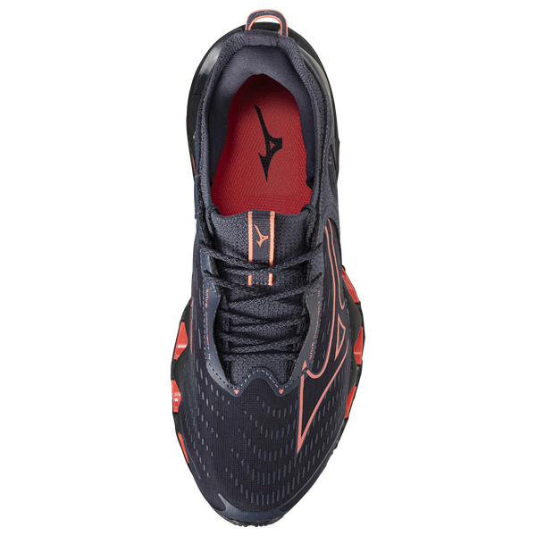 Mizuno Prophecy 14 - Women's - Odyssey Grey/Striking Coral - Image 3