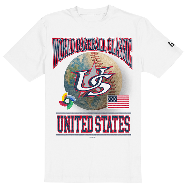 New Era WBC 2026 USA T-Shirt - Men's - White