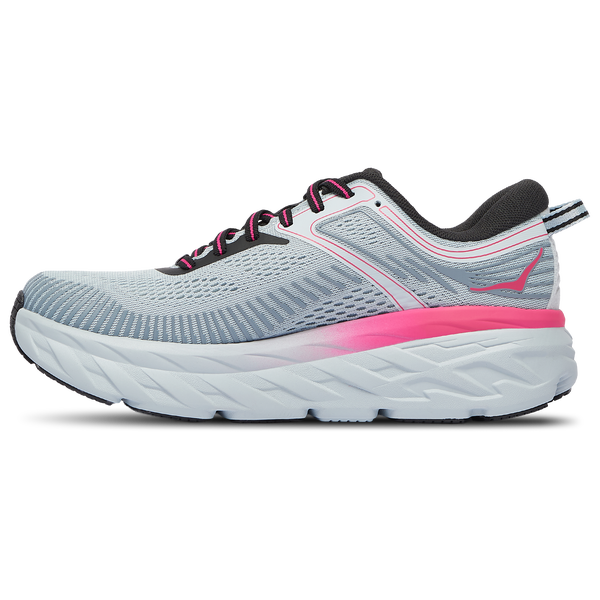 HOKA Bondi 7 - Women's - Mineral Blue/Rhubarb - Image 2