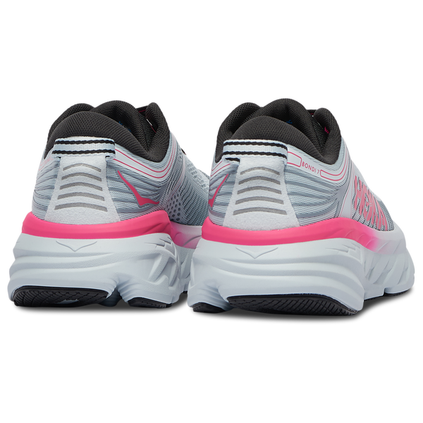 HOKA Bondi 7 - Women's - Mineral Blue/Rhubarb - Image 3