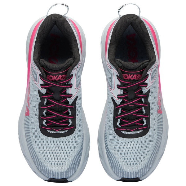 HOKA Bondi 7 - Women's - Mineral Blue/Rhubarb - Image 4
