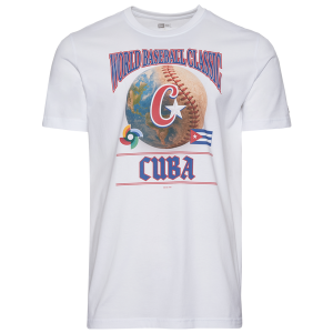 New Era WBC 2026 Cuba T-Shirt - Men's - White
