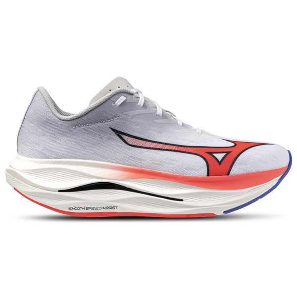 Mizuno Wave Rebellion Flash 3 - Men's - White/Fiery Coral