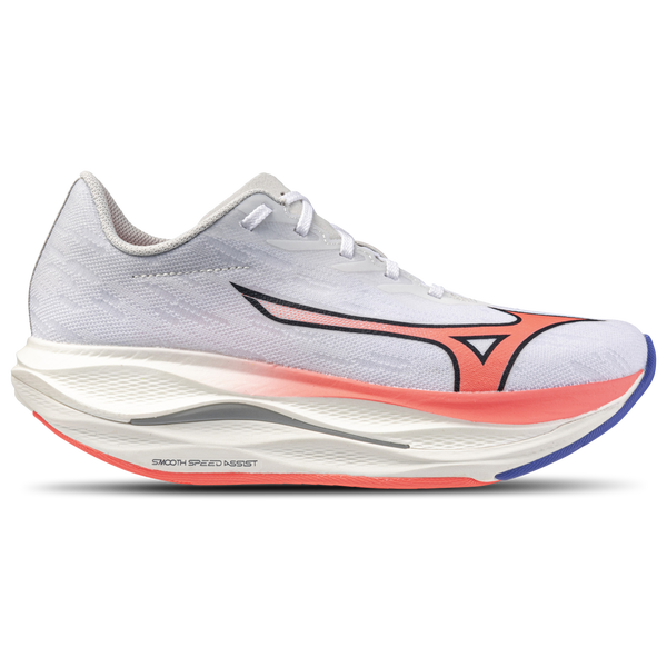 Mizuno Wave Rebellion Flash 2 - Women's - White/Striking Coral