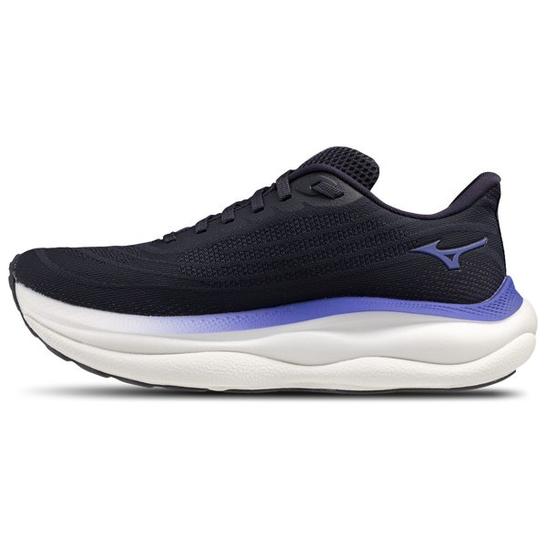 Mizuno Wave Sky 9 Wide - Women's - Odyssey Grey/Striking Coral - Image 2