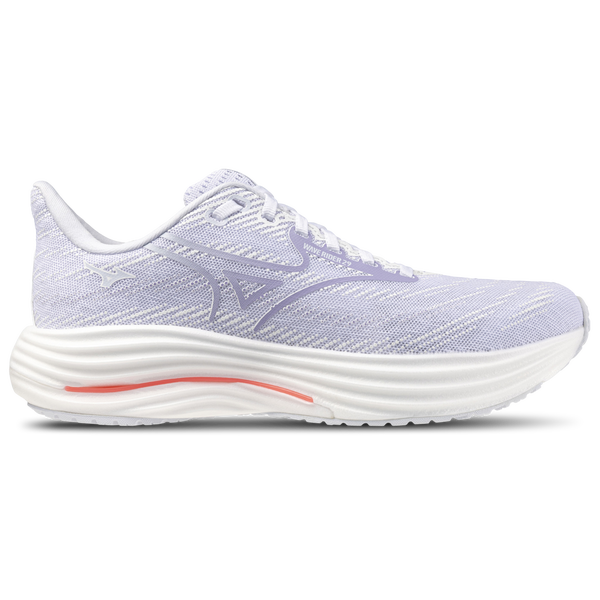 Mizuno Wave Rider 29 Wide - Women's - White/Icelandic Blue - Image 2