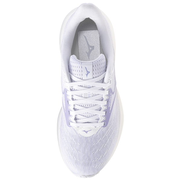Mizuno Wave Rider 29 Wide - Women's - White/Icelandic Blue - Image 4