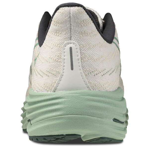 Mizuno Wave Rider 29 Wide - Men's - White/Bistro Green - Image 3