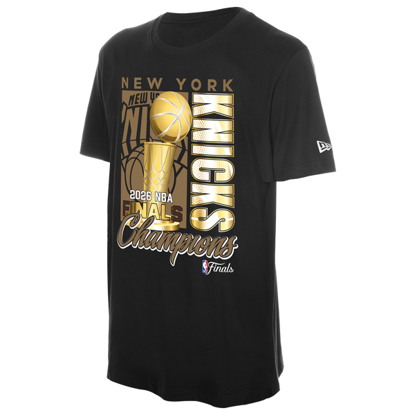 New Era Knicks Champs Short Sleeve T-Shirt - Men's - Gold/Black - Image 3