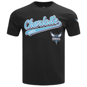 Pro Standard Hornets Script Tail SJ T-Shirt - Men's - Black