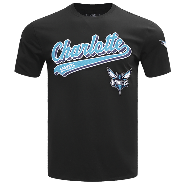Pro Standard Hornets Script Tail SJ T-Shirt - Men's - Black