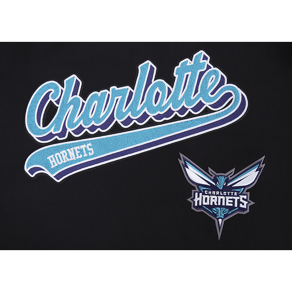 Pro Standard Hornets Script Tail SJ T-Shirt - Men's - Black - Image 5