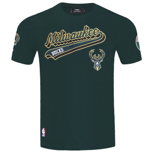 Pro Standard BUCKS SCRIPT TAIL SJ TEE - Men's - Forest Green