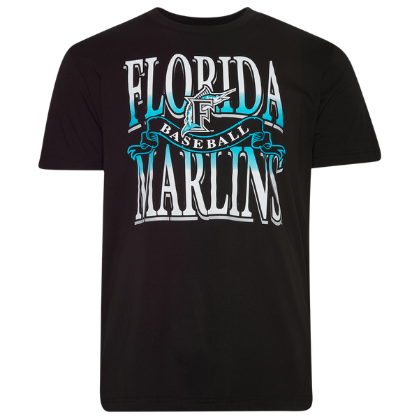 New Era Marlins Short Sleeve T-Shirt - Men's - Black