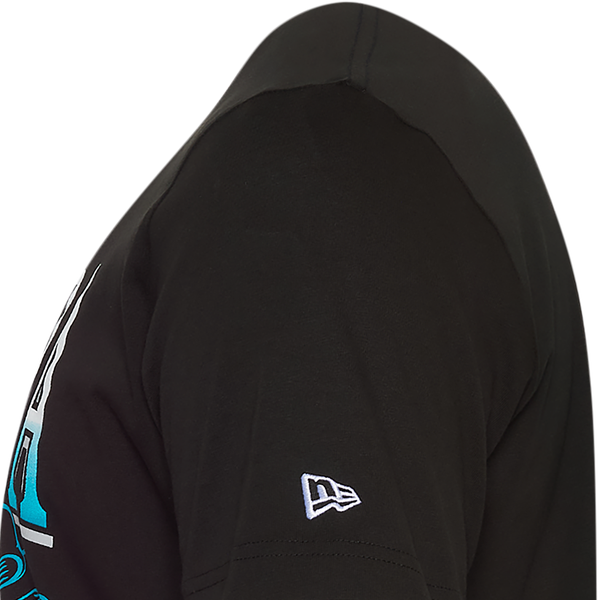 New Era Marlins Short Sleeve T-Shirt - Men's - Black - Image 2