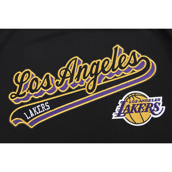 Pro Standard LAKERS SCRIPT TAIL SJ TEE - Men's - Black - Image 5
