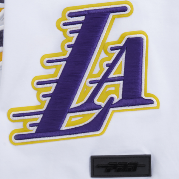 Pro Standard LAKERS SCRIPT TAIL SJ TEE - Men's - White - Image 6