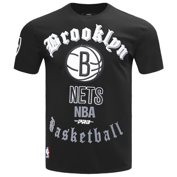 Pro Standard NETS OLD ENGLISH SJ TEE - Men's - Black