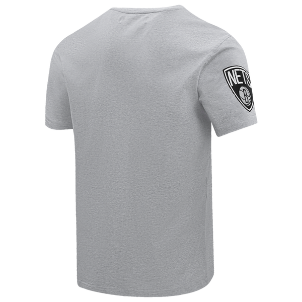 Pro Standard NETS OLD ENGLISH SJ TEE - Men's - Heather Grey - Image 4