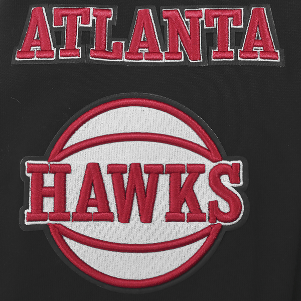 Pro Standard HAWKS OLD ENGLISH FLC PO HOODIE - Men's - Black - Image 7