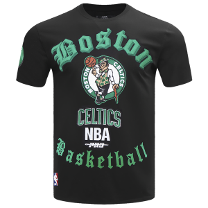 Pro Standard CELTICS OLD ENGLISH SJ TEE - Men's - Black
