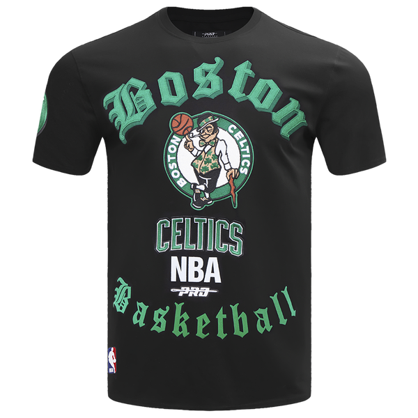 Pro Standard CELTICS OLD ENGLISH SJ TEE - Men's - Black