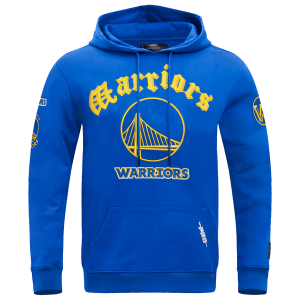 Pro Standard WARRIORS OLD ENGLISH FLC PO HOODIE - Men's - Royal Blue
