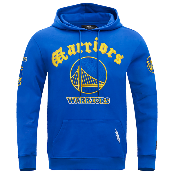 Pro Standard WARRIORS OLD ENGLISH FLC PO HOODIE - Men's - Royal Blue
