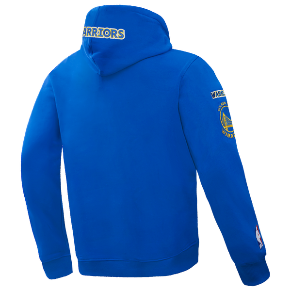 Pro Standard WARRIORS OLD ENGLISH FLC PO HOODIE - Men's - Royal Blue - Image 4