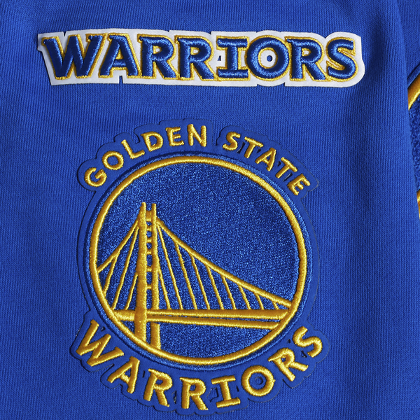 Pro Standard WARRIORS OLD ENGLISH FLC PO HOODIE - Men's - Royal Blue - Image 6