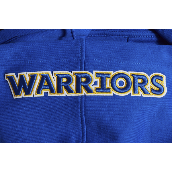 Pro Standard WARRIORS OLD ENGLISH FLC PO HOODIE - Men's - Royal Blue - Image 8