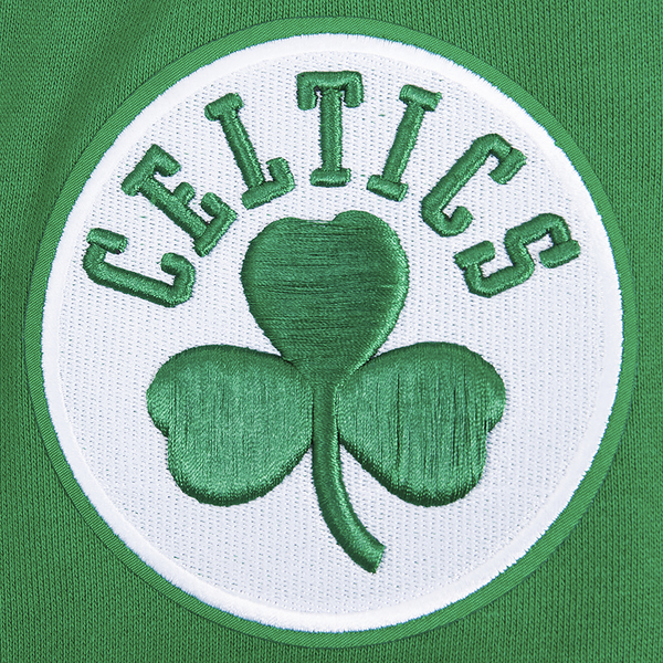 Pro Standard CELTICS OLD ENGLISH FLC PO HOODIE - Men's - Kelly Green - Image 7