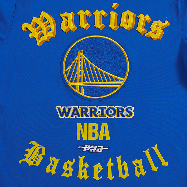 Pro Standard WARRIORS OLD ENGLISH SJ TEE - Men's - Royal Blue - Image 6