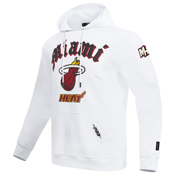 Pro Standard HEAT OLD ENGLISH FLC PO HOODIE - Men's - White - Image 3