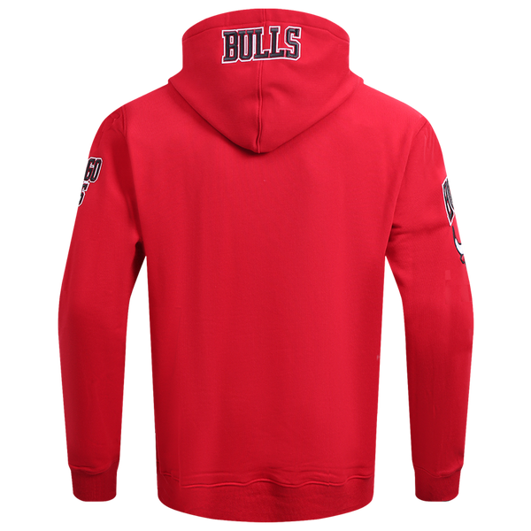 Pro Standard BULLS OLD ENGLISH FLC PO HOODIE - Men's - Red - Image 2