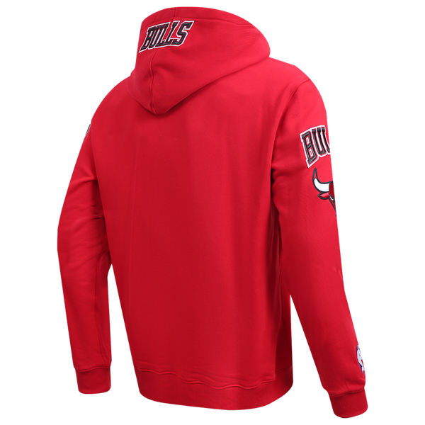 Pro Standard BULLS OLD ENGLISH FLC PO HOODIE - Men's - Red - Image 4