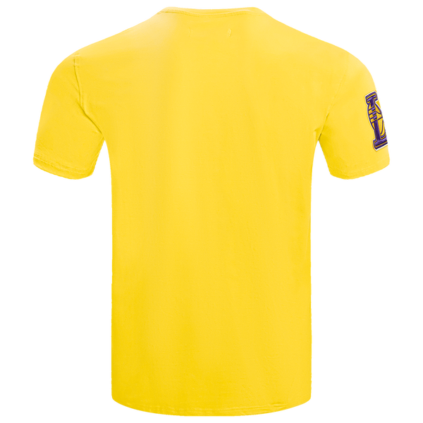 Pro Standard LAKERS OLD ENGLISH SJ TEE - Men's - Yellow - Image 2