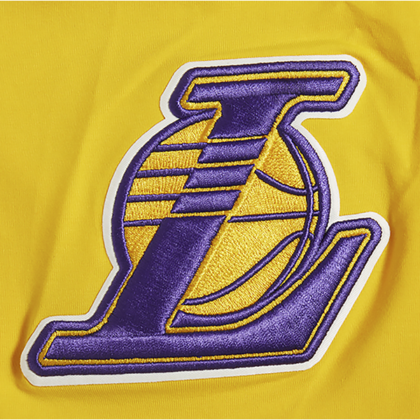 Pro Standard LAKERS OLD ENGLISH SJ TEE - Men's - Yellow - Image 6