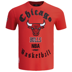 Pro Standard BULLS OLD ENGLISH SJ TEE - Men's - Red