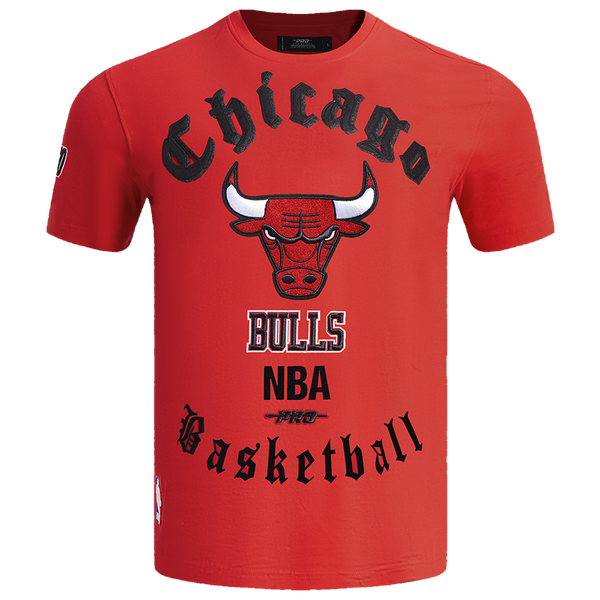 Pro Standard BULLS OLD ENGLISH SJ TEE - Men's - Red