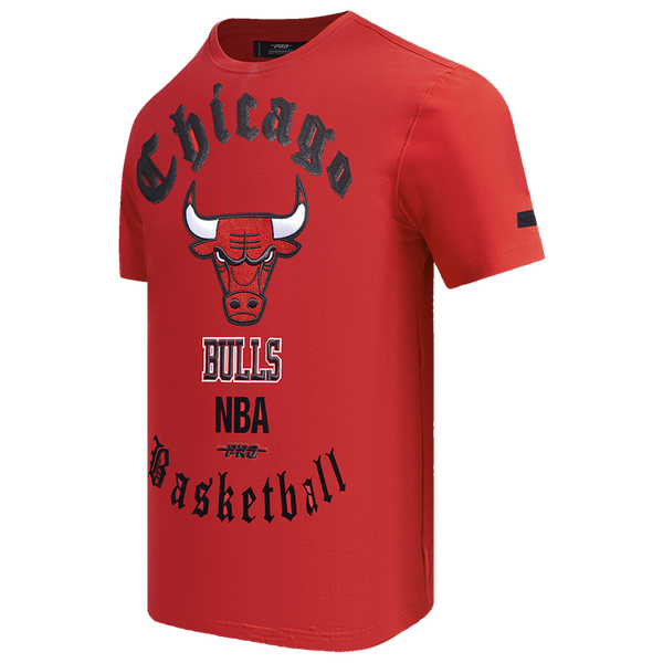 Pro Standard BULLS OLD ENGLISH SJ TEE - Men's - Red - Image 3