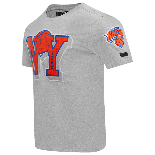 Pro Standard Knicks Mash Up T-Shirt - Men's - Heather Grey - Image 3