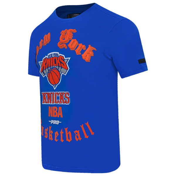Pro Standard KNICKS OLD ENGLISH SJ TEE - Men's - Royal Blue - Image 3