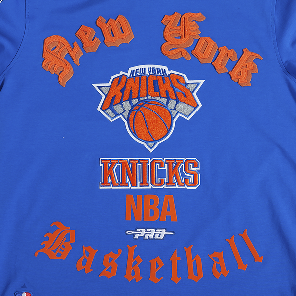 Pro Standard KNICKS OLD ENGLISH SJ TEE - Men's - Royal Blue - Image 6