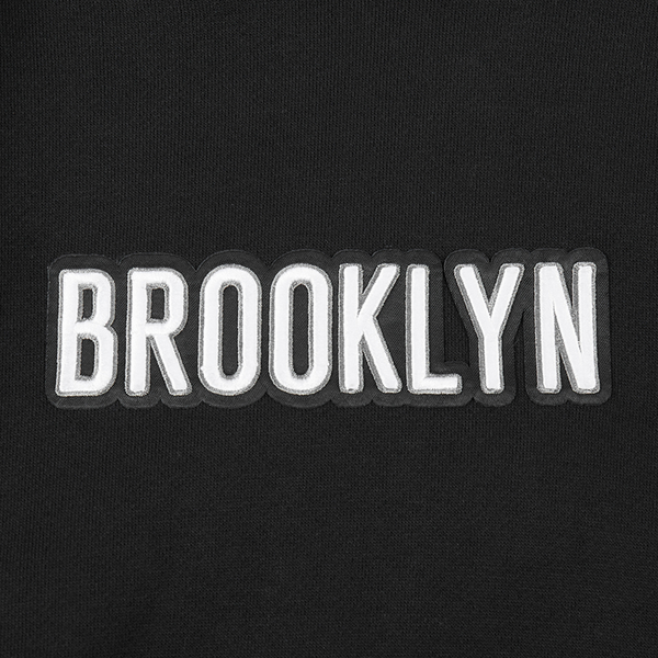 Pro Standard Nets Pullover Hoodie - Men's - Black - Image 6