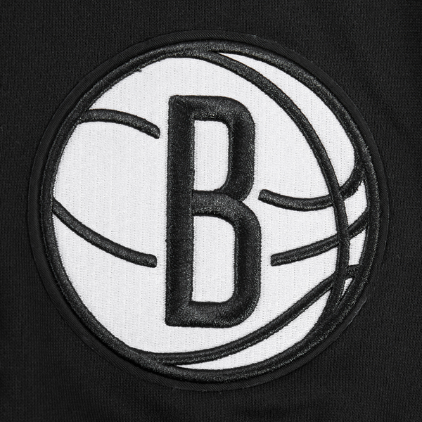 Pro Standard Nets Pullover Hoodie - Men's - Black - Image 7