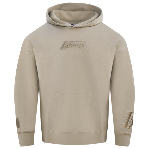Pro Standard Lakers Pullover Hoodie - Men's - Taupe