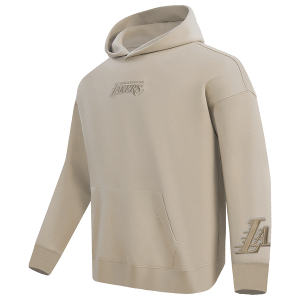 Pro Standard Lakers Pullover Hoodie - Men's - Taupe - Image 3